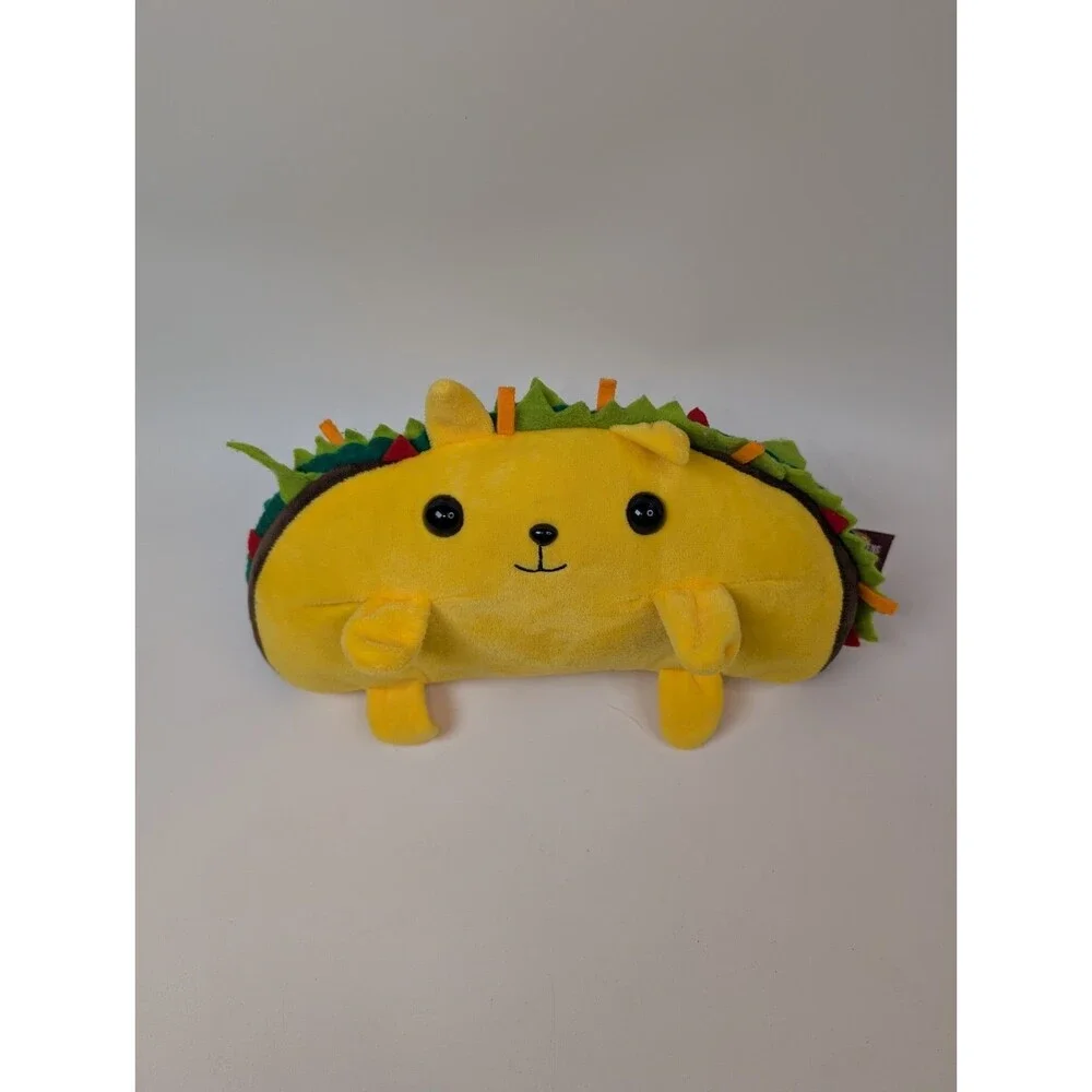 Exploding Kittens Tacocat Plush 10” Taco Cat Stuffed Animal Yellow 2018